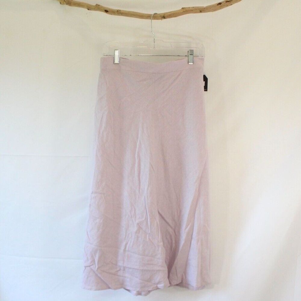 NWT Dressbarn Roz & Alim Long Modest Purple Lavender Tie Size M Medium Maxi